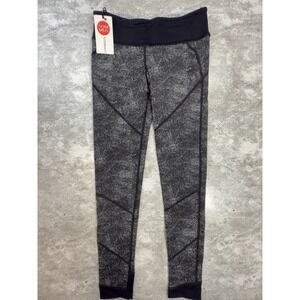 Vimmia Reversible Speckle Speed Leggings Womens Medium Compression Yoga Athletic